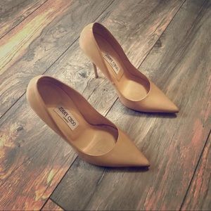 Nude Jimmy Choo Anouks Size 7!